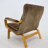 1970s Yngve Ekström "Contino" Leather Armachair,Sweden