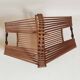 50s scandinavian foldable fruit basket