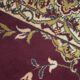 Rug with beautiful patterns in mainly red and yellow colours 296x203cm