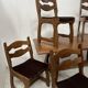 Dining room furniture Table and chairs XX century