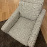 2 Chester armchairs in Italian heather gray fabric published by Habitat
