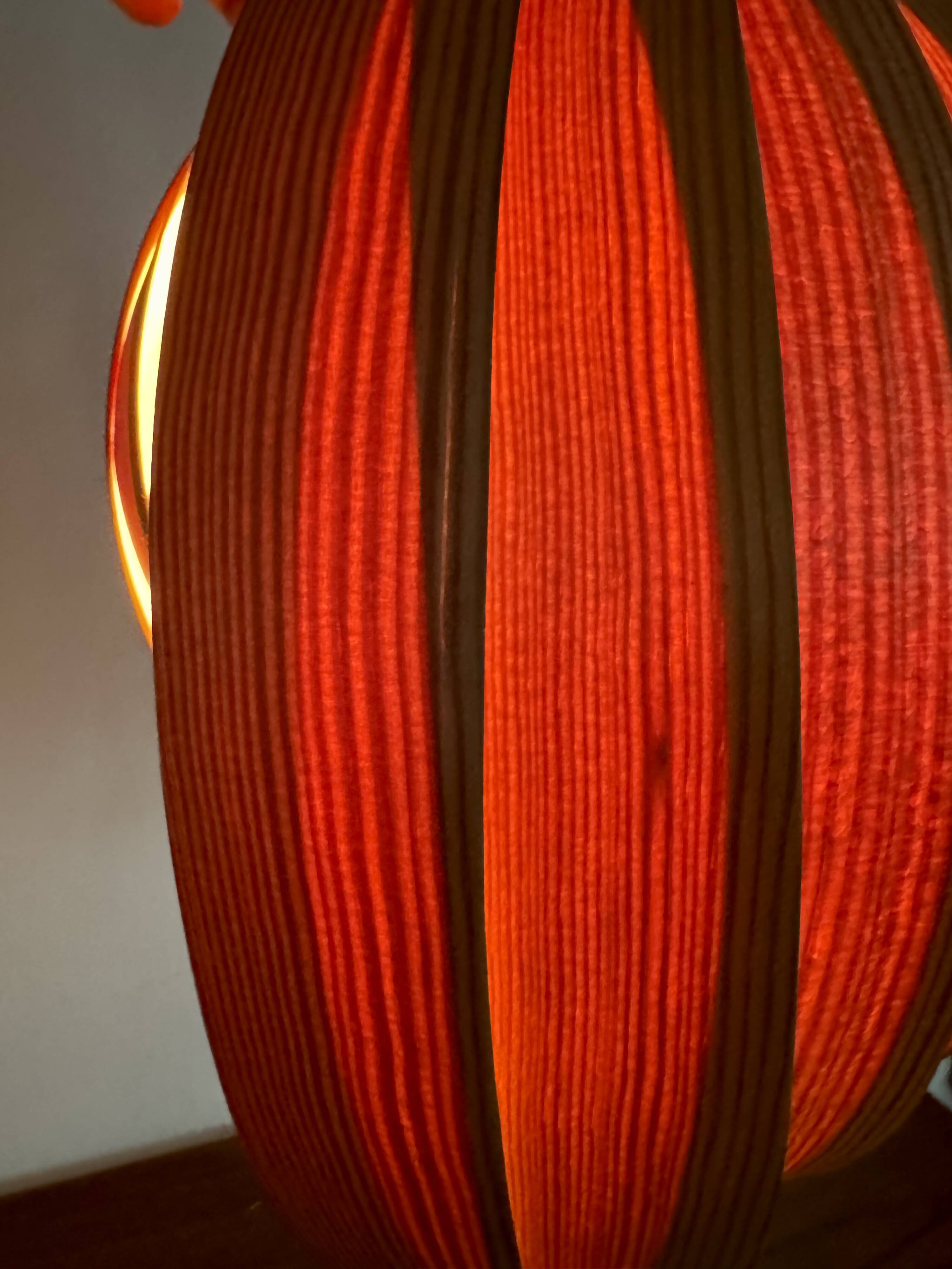 Wooden Double Moon Pendant Lamp
