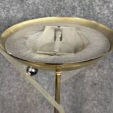Italian work from the 1980s: Halogen floor lamp with shaft