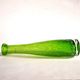 Vintage green bubble glass bottle vase - Biot glassware? – soliflore H27cm