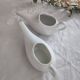 Duo de saucières porcelaine blanche ancien biberon malade