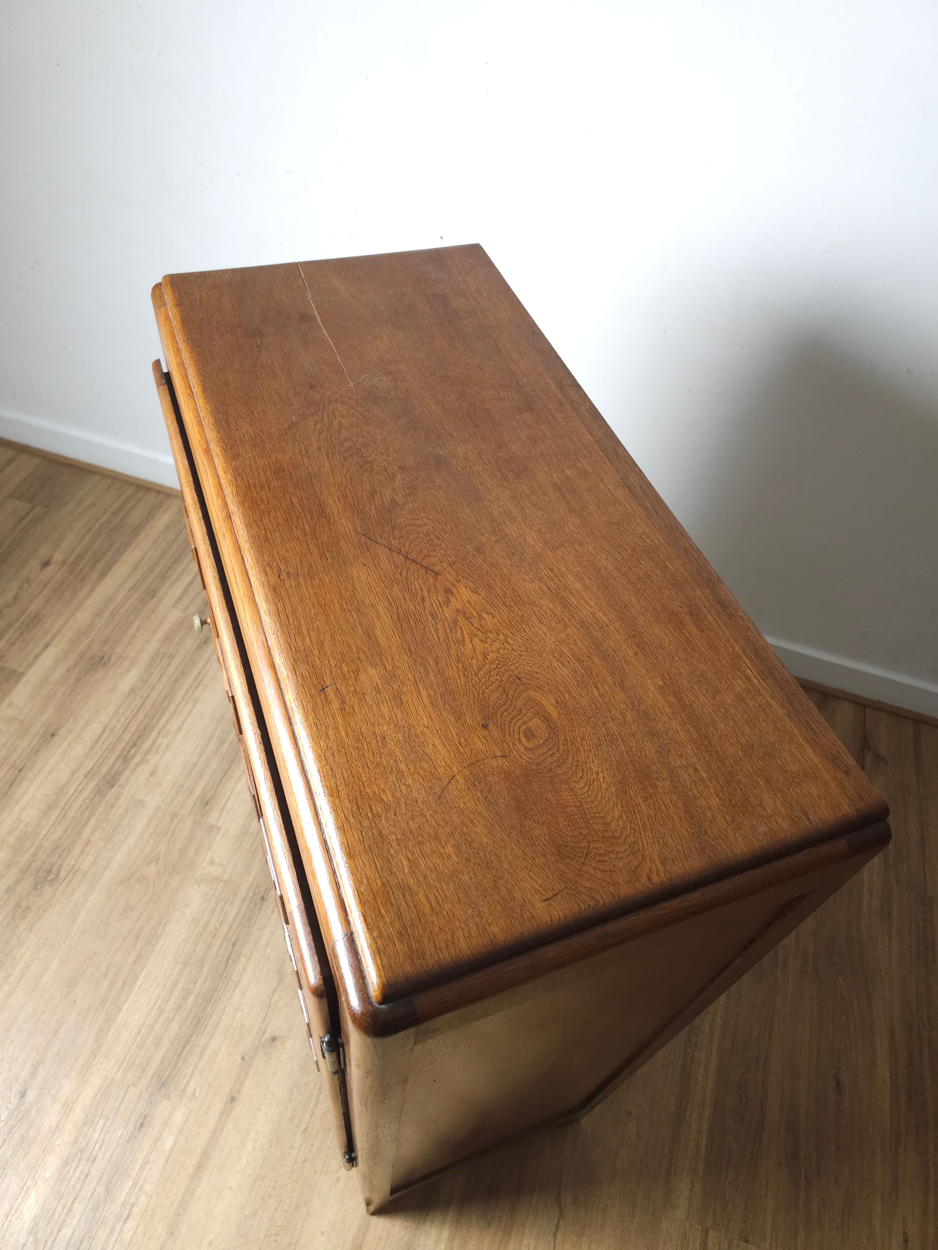 Vintage oak confiturier, mid-century