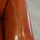 Fully restored antique sheepskin armchair