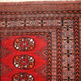 Vintage Pakistani carpet Lahore handmade 80cm x 130cm 1960s, 1C720
