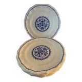 Set of 3 Gien Decor Rouen Plates 32