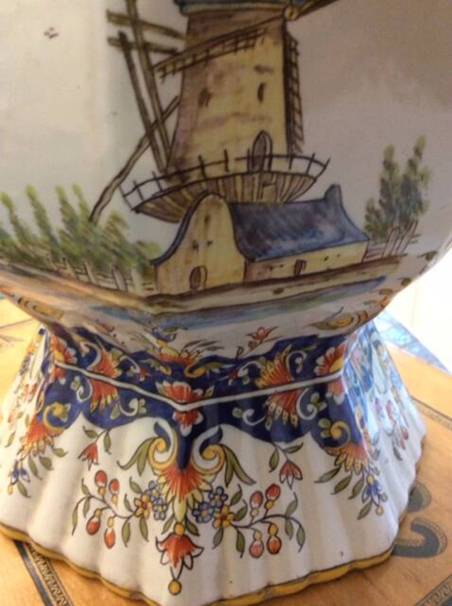 vase en faïence de Desvres