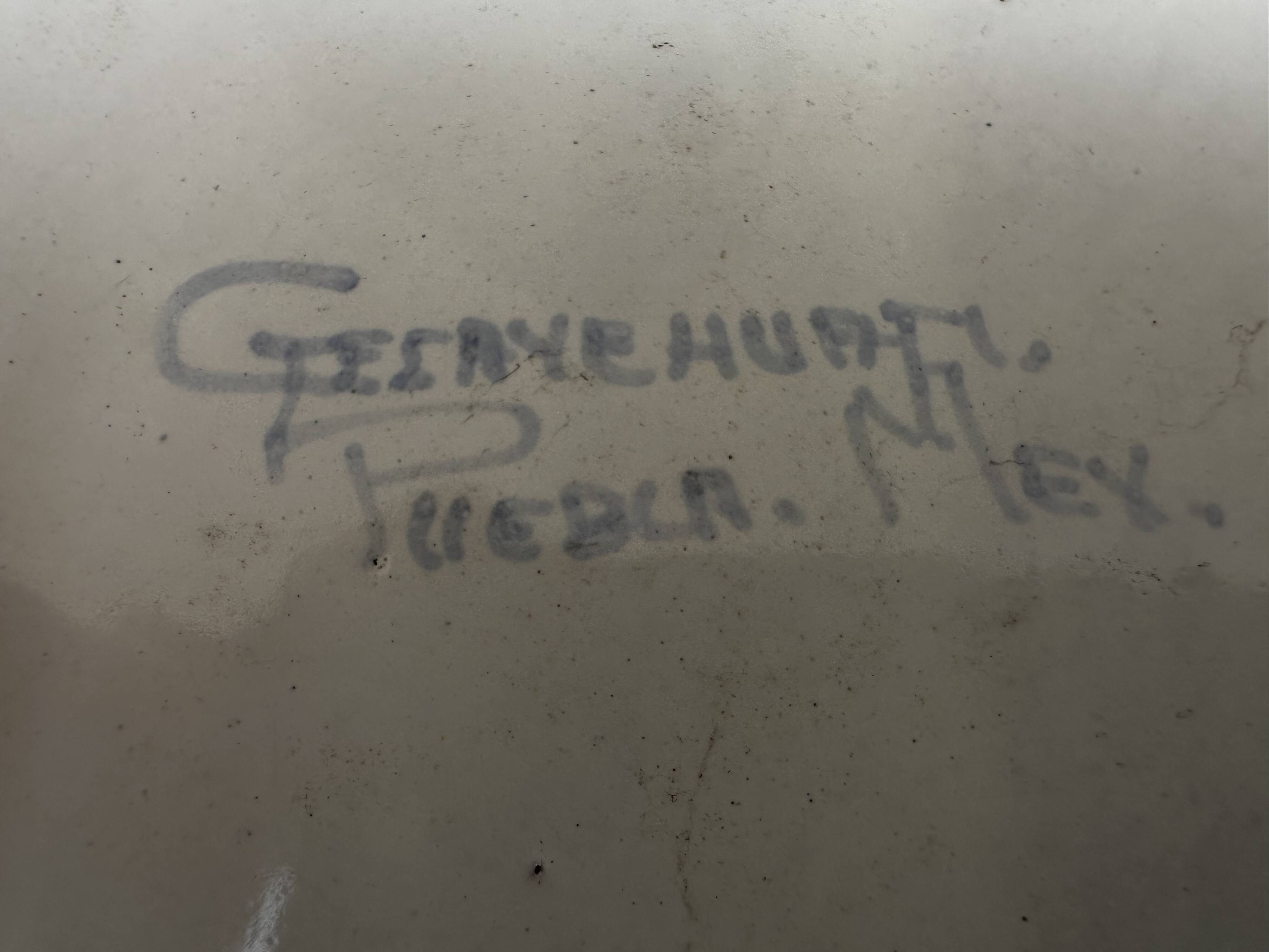 Talavera Dish - Vintage Mexican Ceramic - Diameter 29 cm