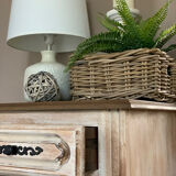 Storage unit - Solid wood chest of drawers - Patinated