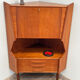 Scandinavian corner unit in teak, Danish design