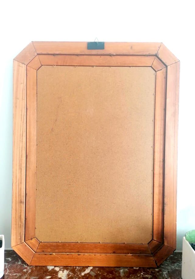 Hexagonal mirror art deco 1950