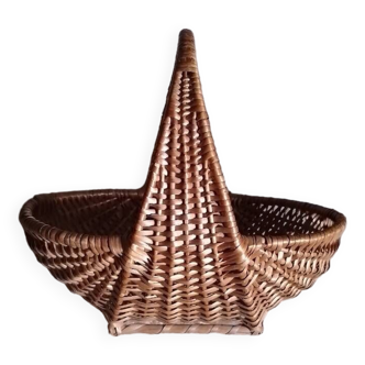 Large vintage wicker basket