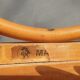 Paire chaises bistrot 1950 Mahieu Made in France