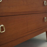 Commode en acajou, design danois, années 1970, fabriqué au danemark