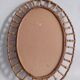 Miroir en bambou vintage