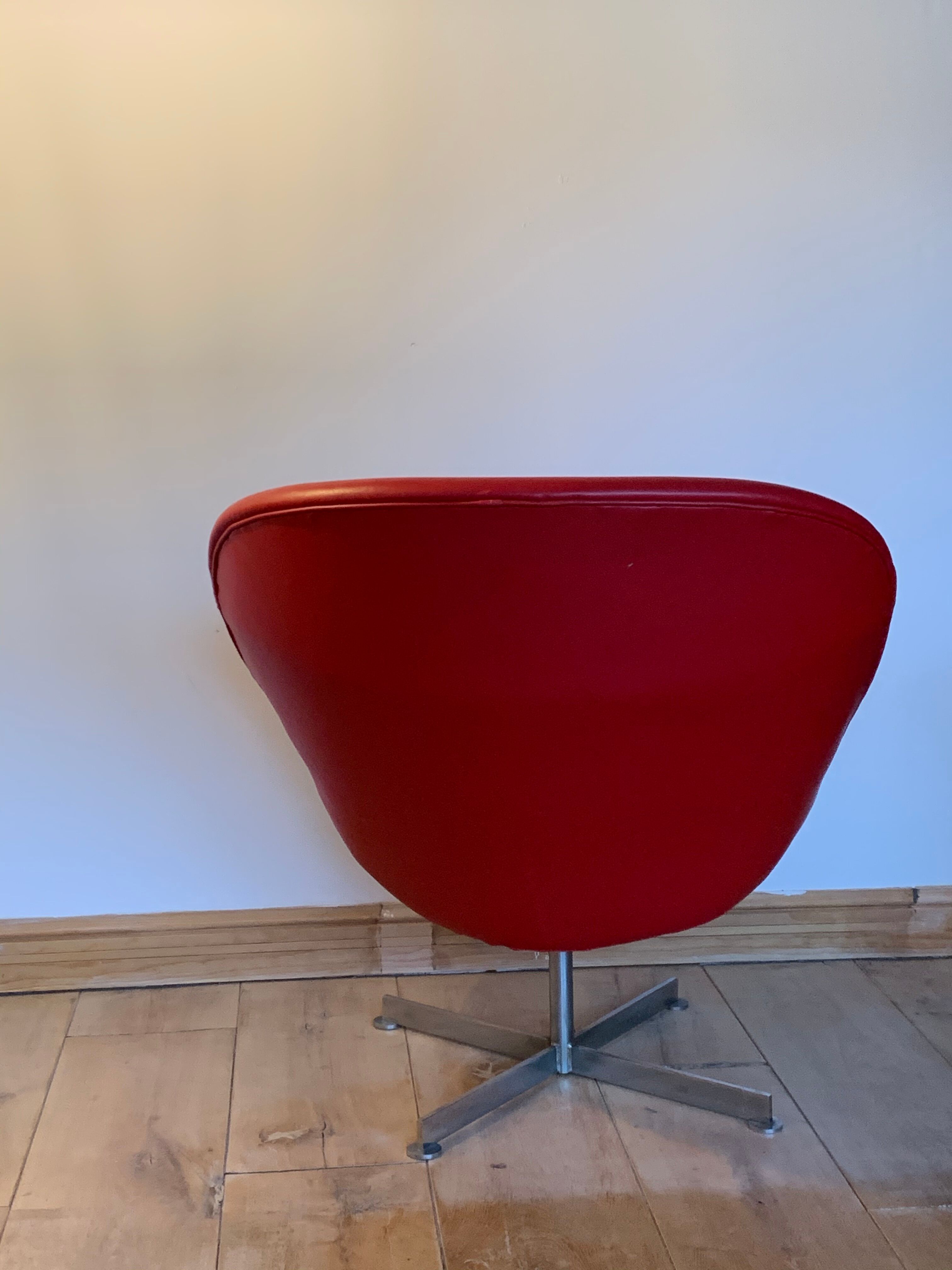 Fauteuil Egg vintage Rohé Noordwolde, années 1960