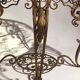 Vintage wrought iron coffee table -1940