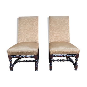 Pair of Louis XIII 18th chairs