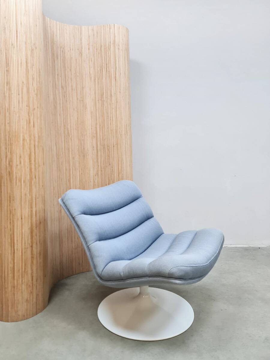 Vintage Dutch design swivel chair Geoffrey Harcourt Artifort F978