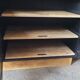 Large wooden and black sideboard
