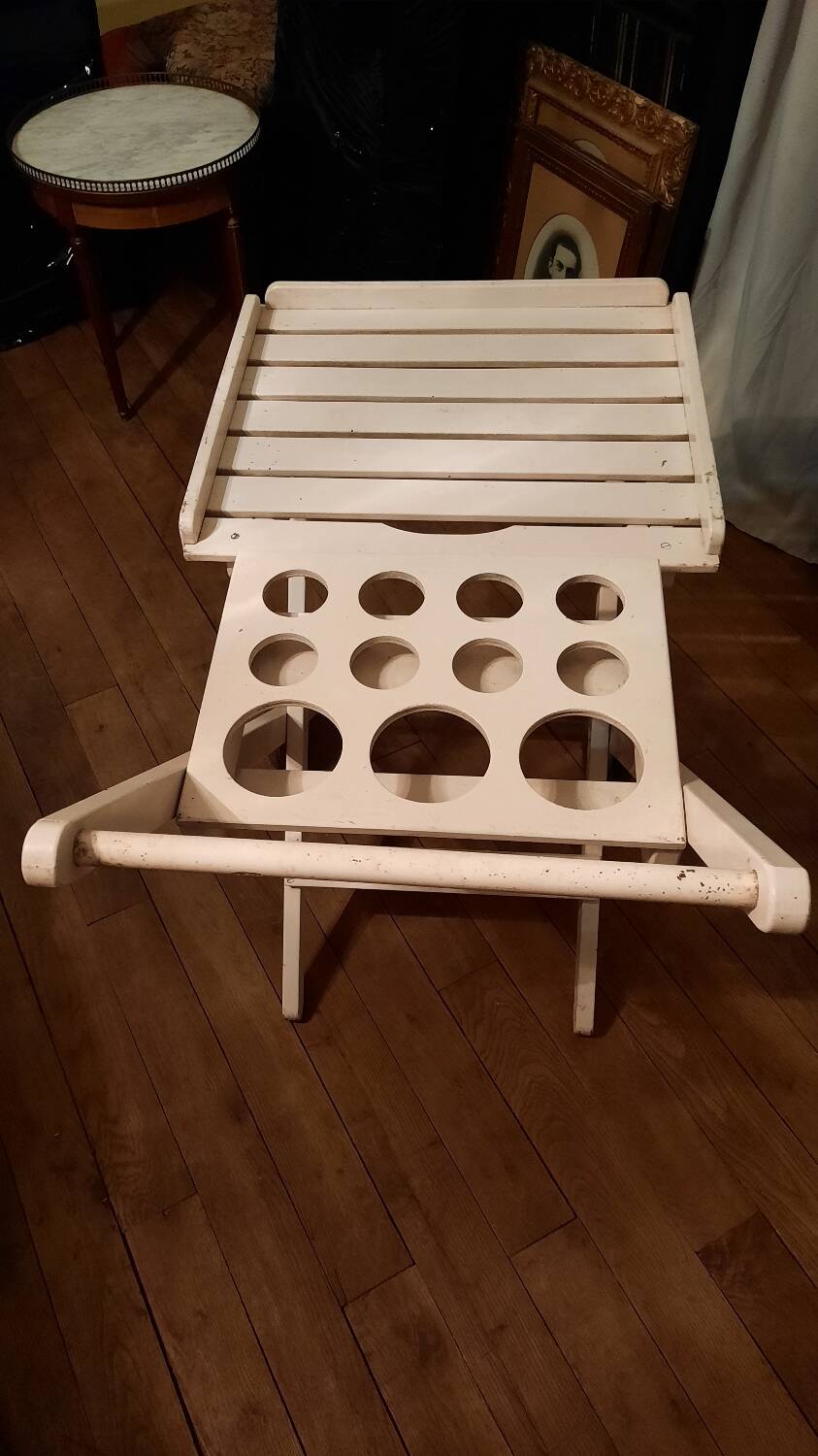 Garden trolley on wheels