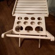 Desserte à roulette de jardin