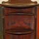 Pair of polychrome corner cabinets George I circa 1700
