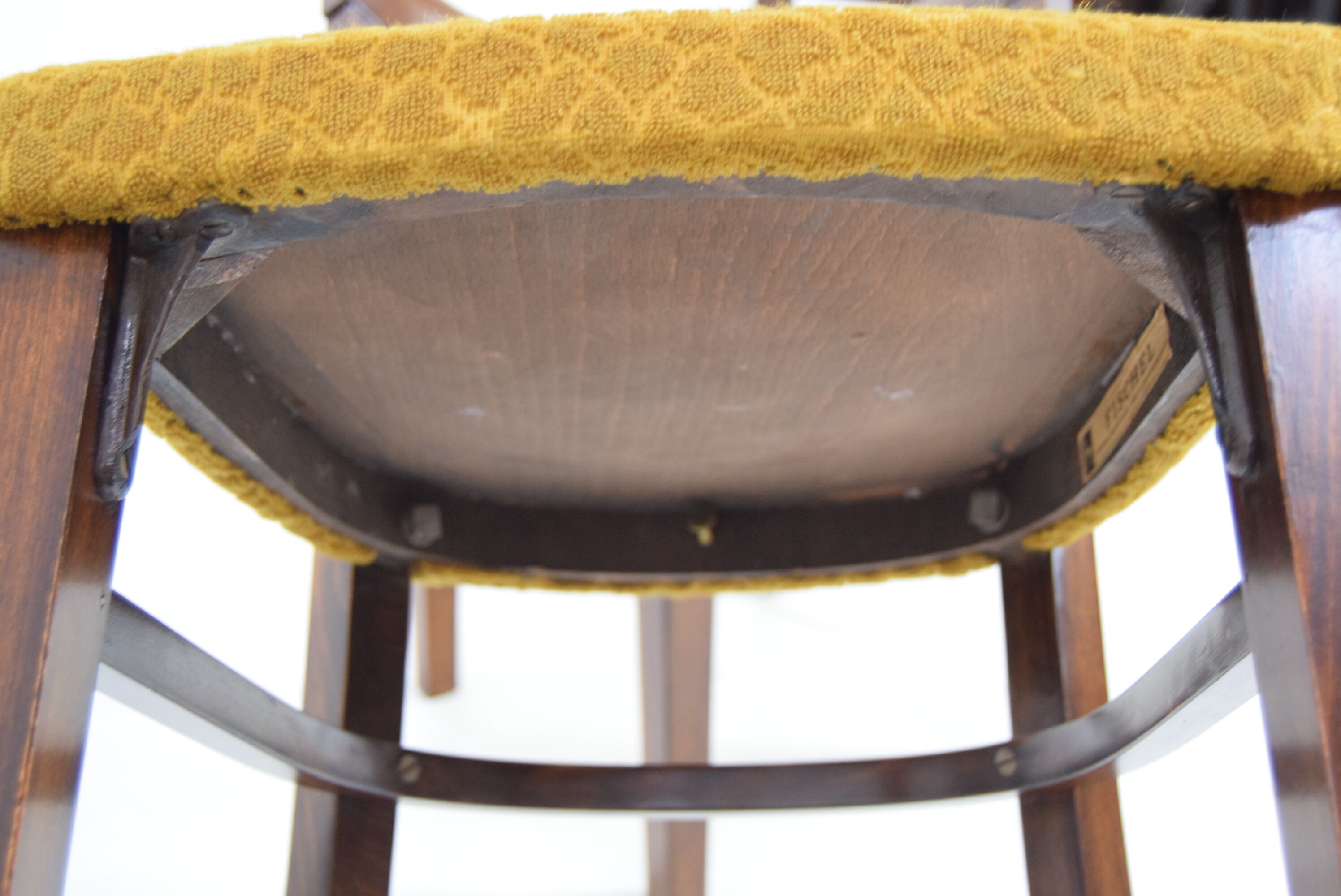 Set of Four Art Deco Dining Chairs By Fischel,1930‘s.