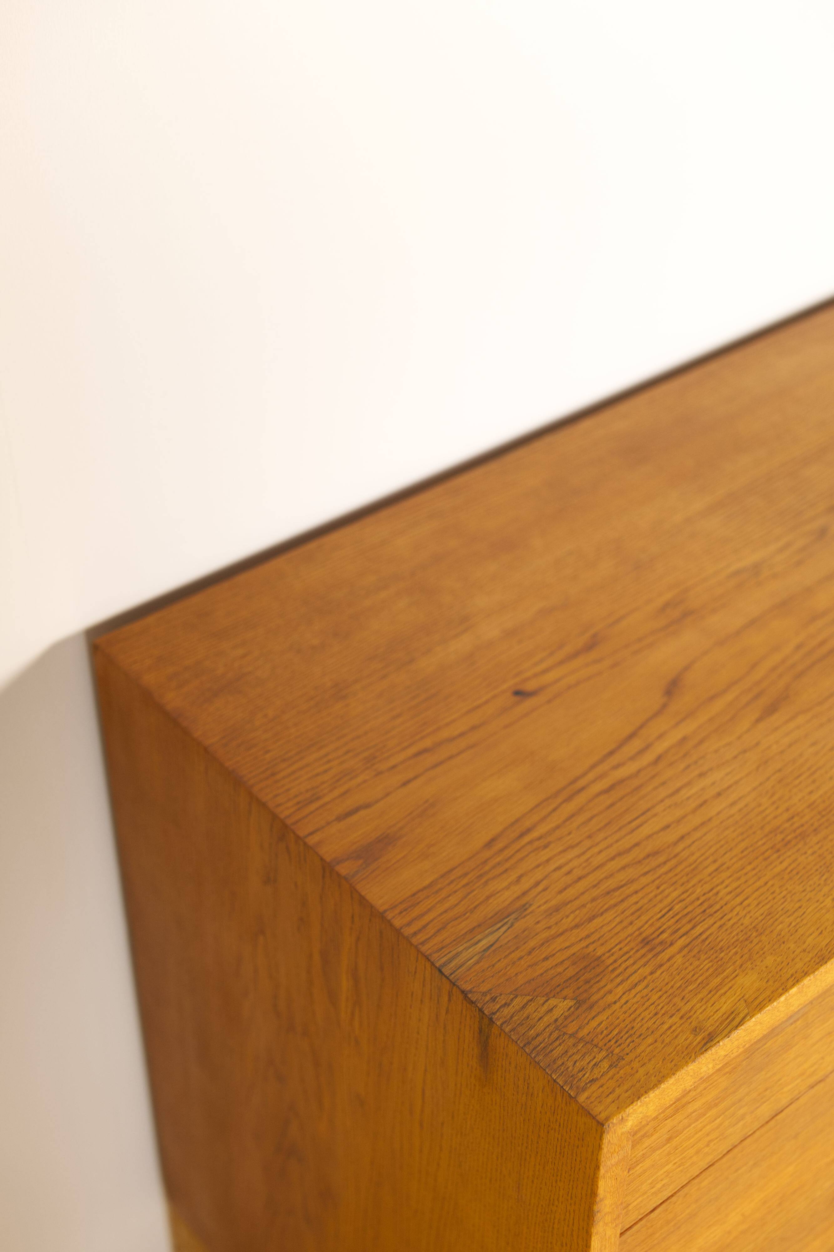 Oak and teak chest of drawers by Børge Mogensen for Karl Andersson & Söner, 1958