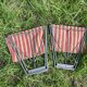Foldable camping stools 60s