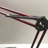 Lampe architecte rouge Made in RDA