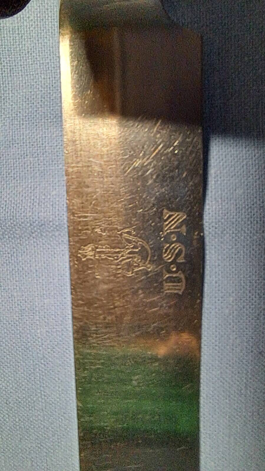 Vintage U.S. Navy Table Knife – Kings Pattern Design – International Silver