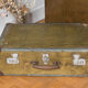 Antique suitcase - vintage travel trunk