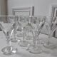 Lot of 8 glasses to digestive 20s