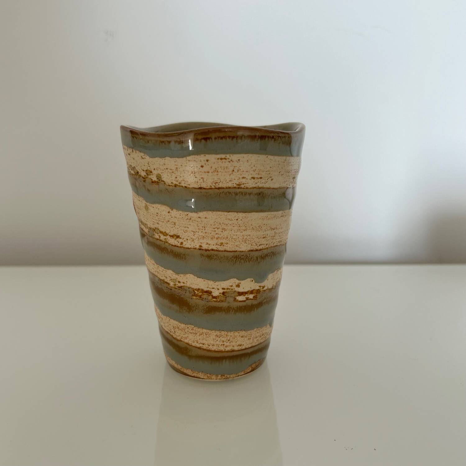 Paire de vases en grès
