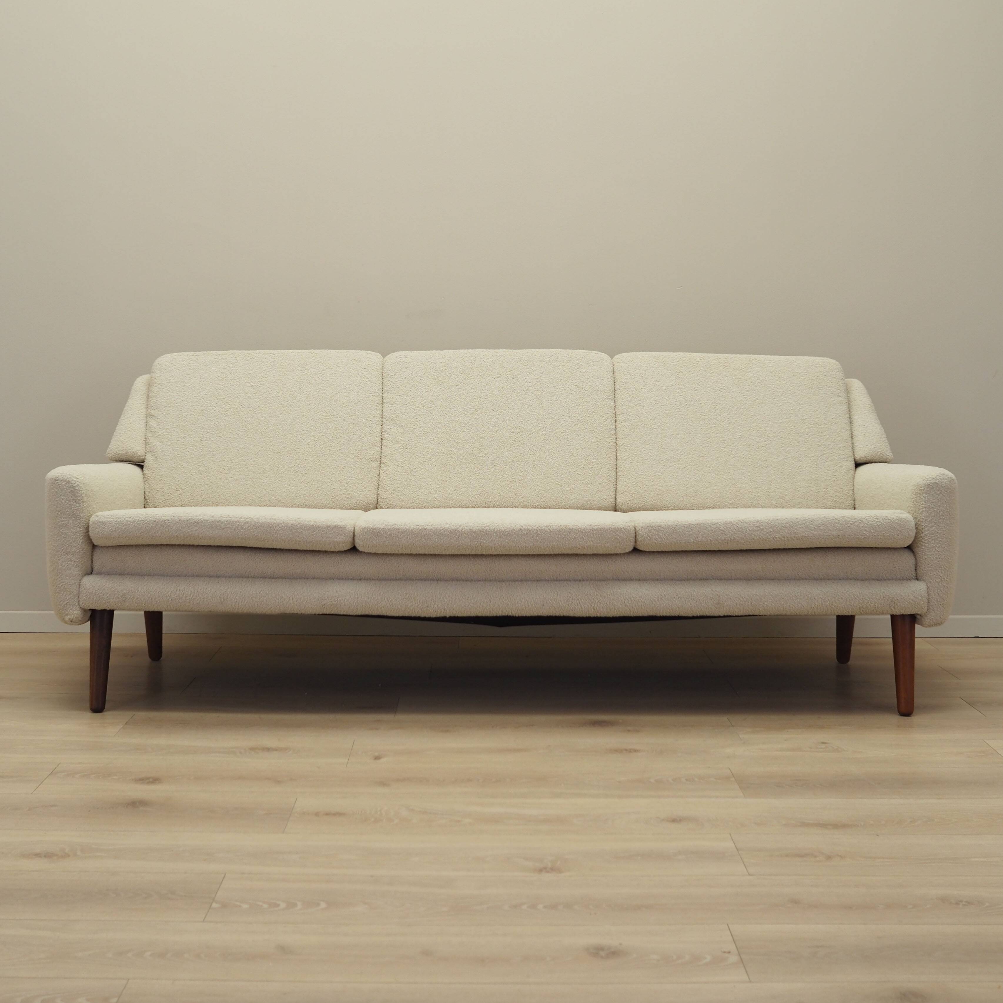 Cream sofa, Danish design, 1970s, production: Denmark