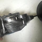 Danish suspension light JEKA in chrome metal, design Denmark 1970.