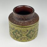 Small vintage ceramic vase by Aldo Londi for Bitossi, Italy, 1970s.