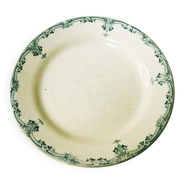Assiette plate vintage