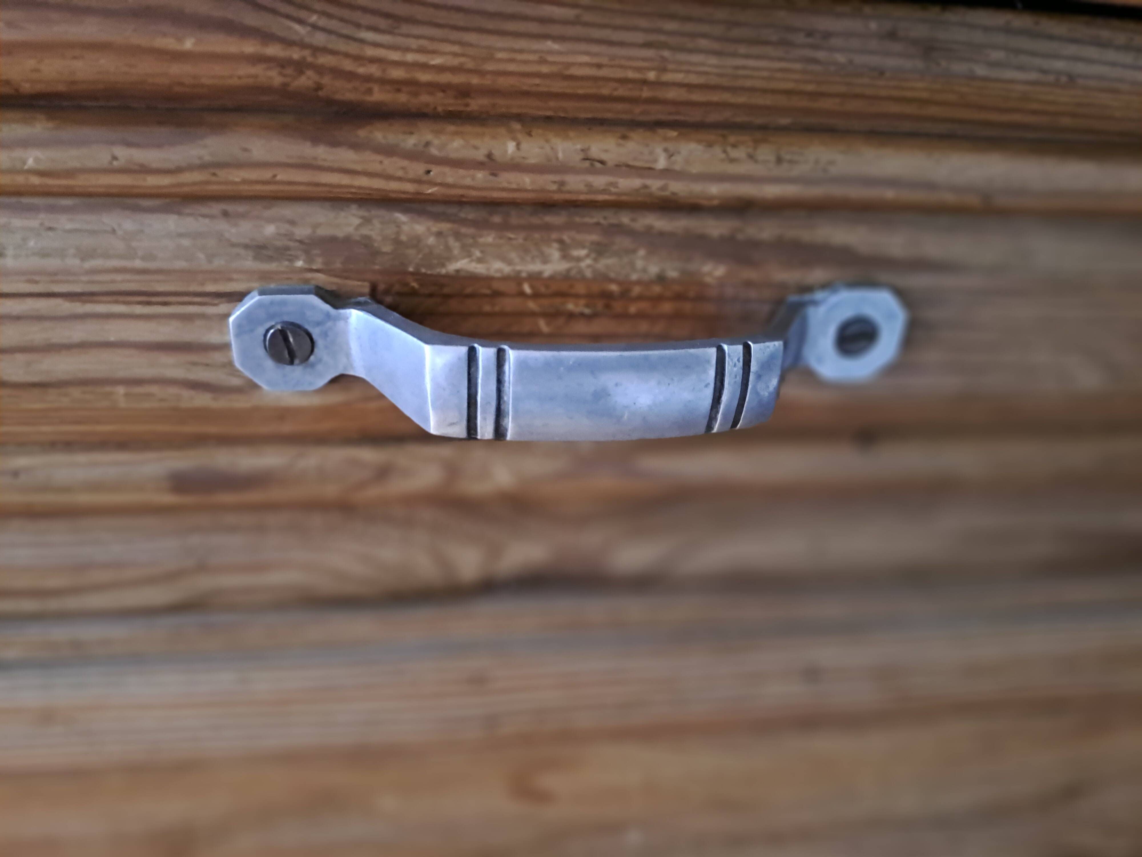 Old Parisian sideboard in raw wood