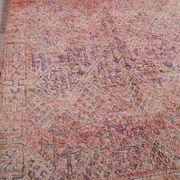 Pink Vintage Moroccan Rug 197 x 320 cm, Berber Wool Rug, Handmade Boho Rug
