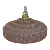 Pink Clichy glass portable lamp