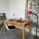 Bureau vintage 1970/1980 en bois blond, simat