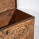 Antique solid gilded wooden chest dated 1846 #86