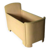Lit enfant en bois jaune
