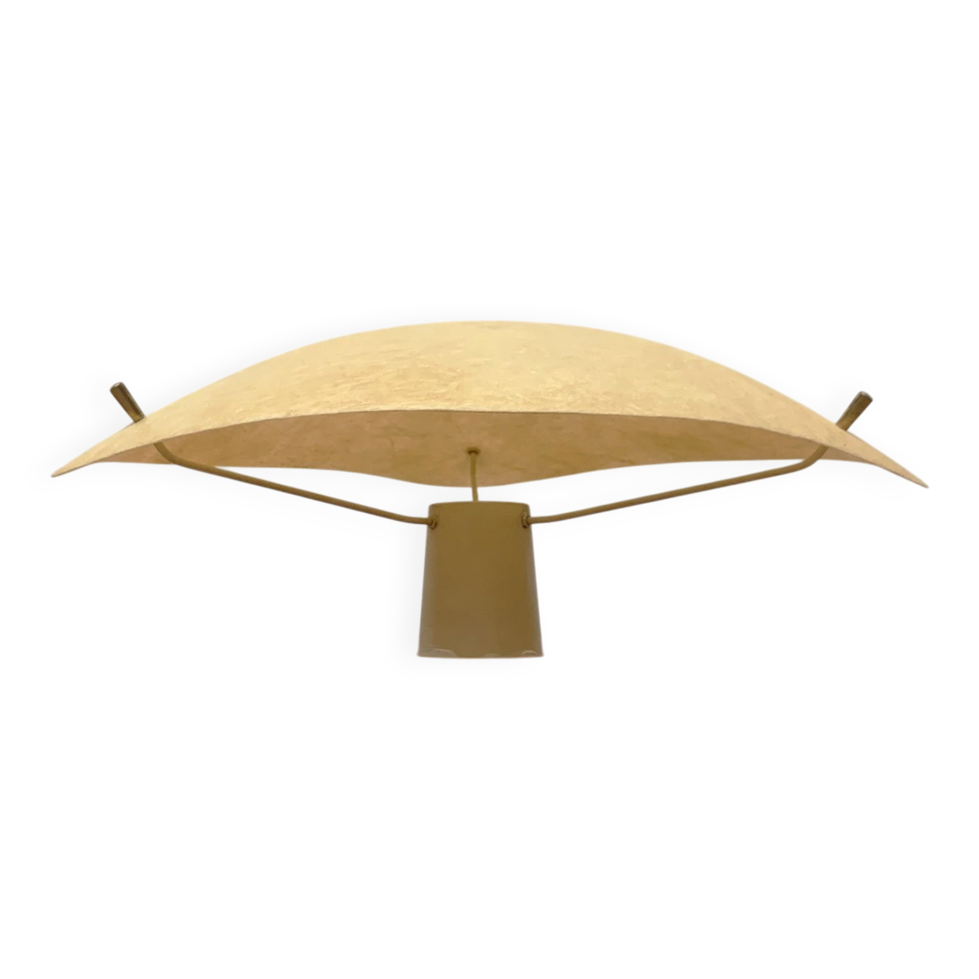 1960s minimalist fibreglass ceiling lamp