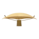 1960s minimalist fibreglass ceiling lamp